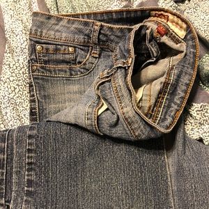 Bundle of shirts and pants.